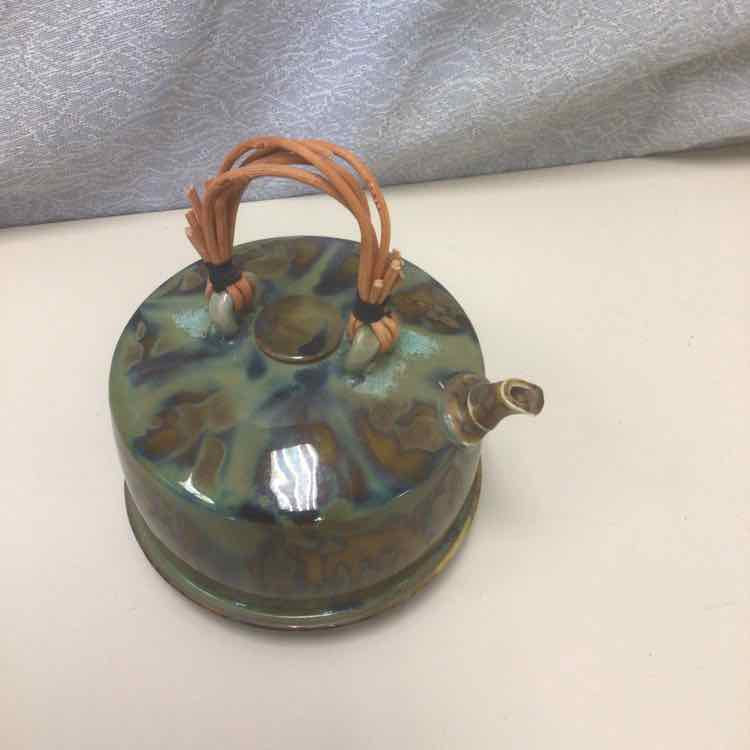 MINIATURE CERAMIC TEAPOT