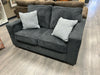 GREY UPHOL LOVESEAT