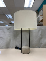 METAL/STONE BASE LAMP