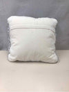 GRAY CROCHETED THROW PILLOW