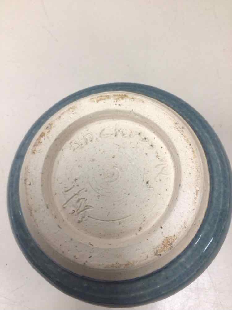 BLUE HANDMADE VASE