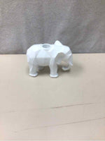 WHITE ELEPHANT CANDLE STAND