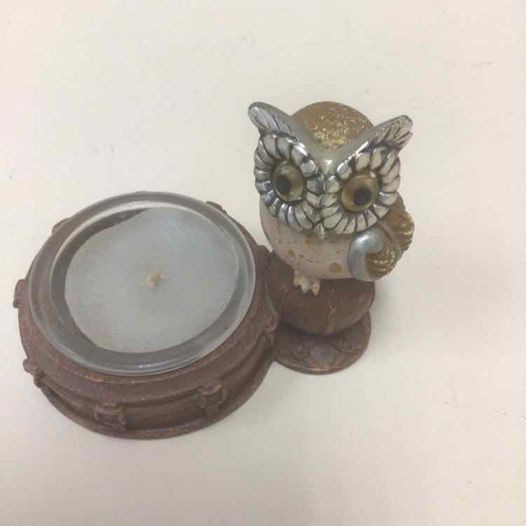 MINI OWL CANDLE HOLDER