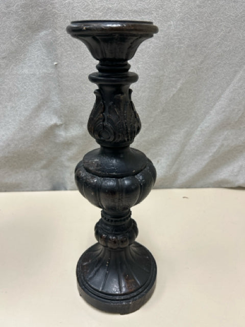 ORNATE BLACK CANDLESTAND