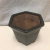 BLACK CERAMIC PLANTER