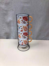 4 FALL CUPS W/HOLDER