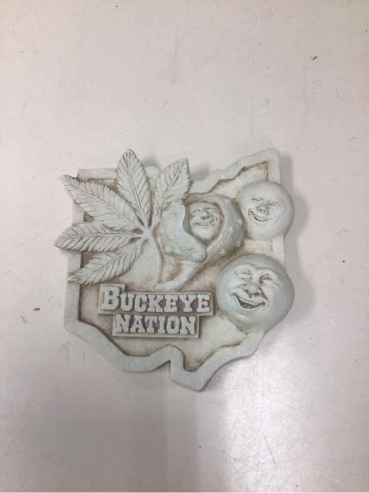 "BUCKEYE NATION" CERAMIC PLAQUE
