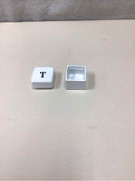 HOMEART WHITE PORCELAIN BOX W/LID