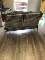 BLUE OUTDOOR LOVESEAT