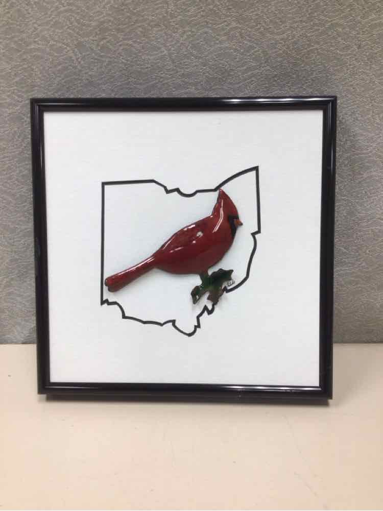 METAL CARDINAL W/OHIO