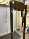 VINTAGE WOOD HALL TREE W/7 HOOKS