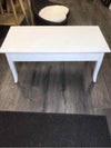 WHITE WOOD COFFEE TABLE