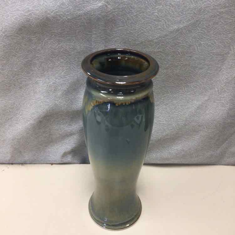 BLUE/BROWN TALL VASE