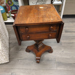 WOOD DROP LEAF SIDE TABLE