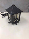STAINED GLASS LAMP LANTERN