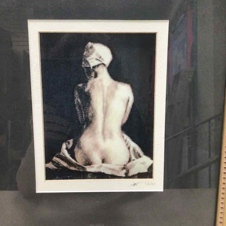 BACK OF NUDE FIGURE ARTWORK