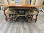 VANGUARD WD TOP Table W/6 CHAIRS