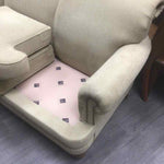 TAN UPHOLSTERED COUCH