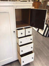 LARGE 5 DRAWER CREAM WARDROBE