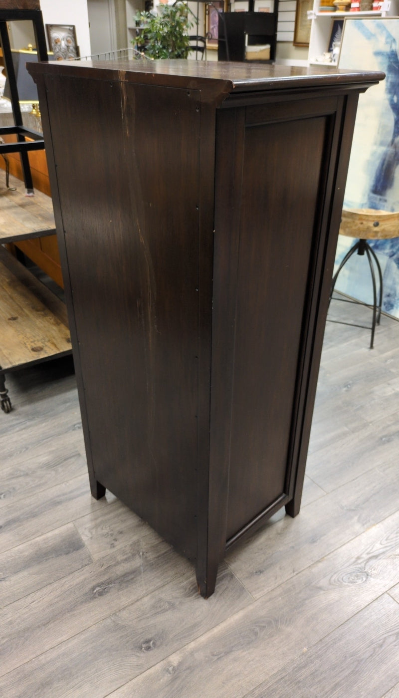 TALL BROWN 6 DRAWER LINGERIE CHEST