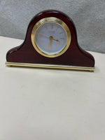 CHERRY BRASS CLOCK