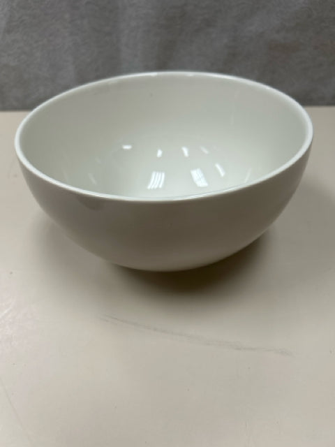 GREY CREAM SERVING BOWL