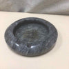GRAY ROUND STONE ASHTRAY