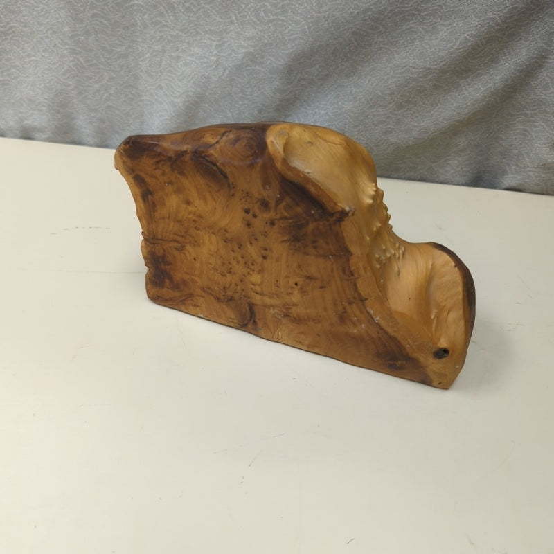 GNARLED WOOD BOOKEND