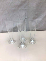 4 CONE BEER GLASSES