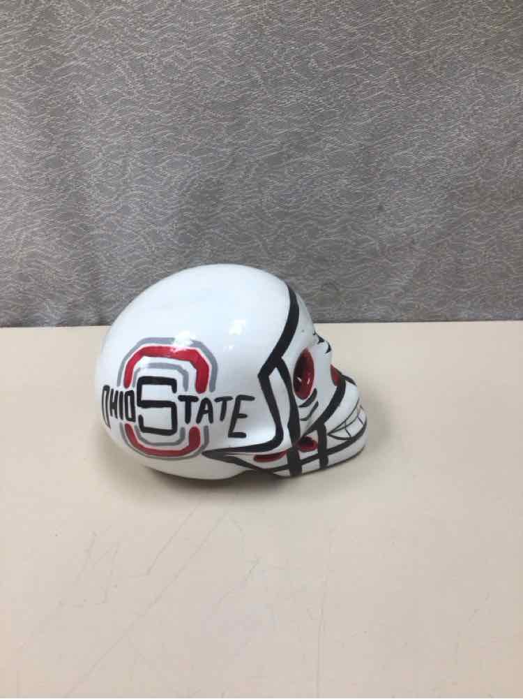 WHITE OSU SKULL