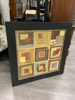 BLACK FRAME ABSTRACT SQUARES PIC