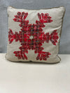 BUFFALO CHECK SNOWFLAKE PILLOW
