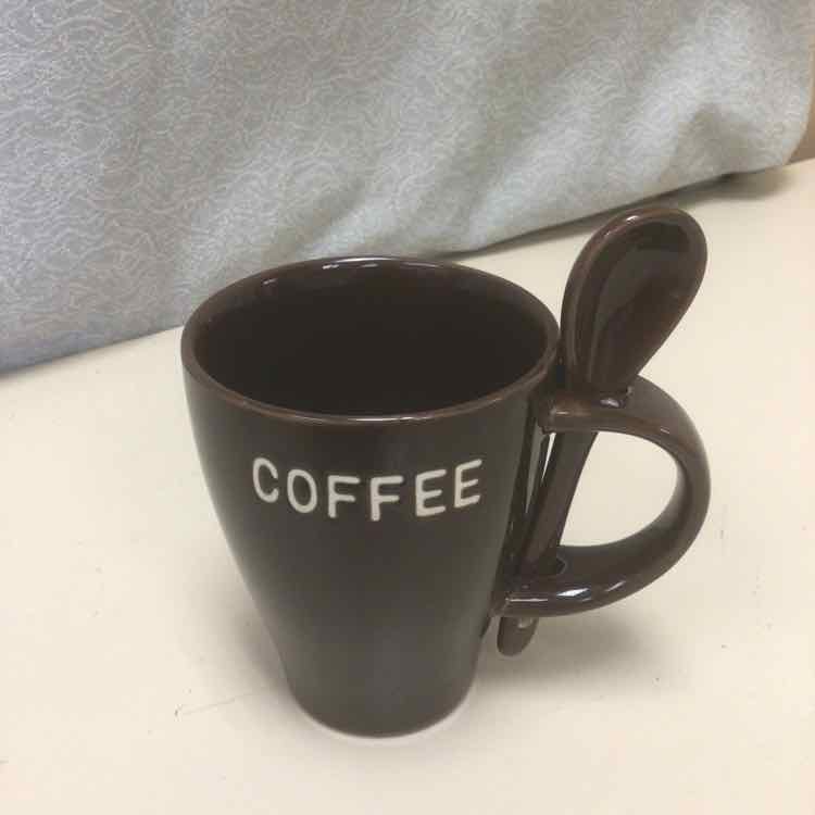 "COFFEE" MUG W/SPOON