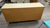 LONG WHITE DRESSER W/GOLD HANDLES