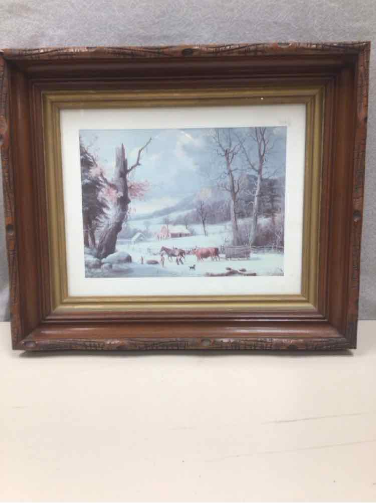 WINTER FARM MOUNTAIN VIEW