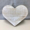 WHITE WOOD HEART