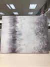 GRAY/WHITE ABSTRACT TEXTURED ART