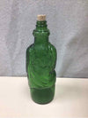 GREEN SANTA GLASS BOTTLE