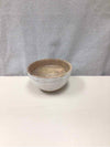 WHITE STRIPE WOOD BOWL