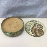 OWL LIDDED CANDLE