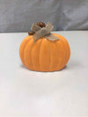 THIN ORANGE CERAMIC PUMPKIN