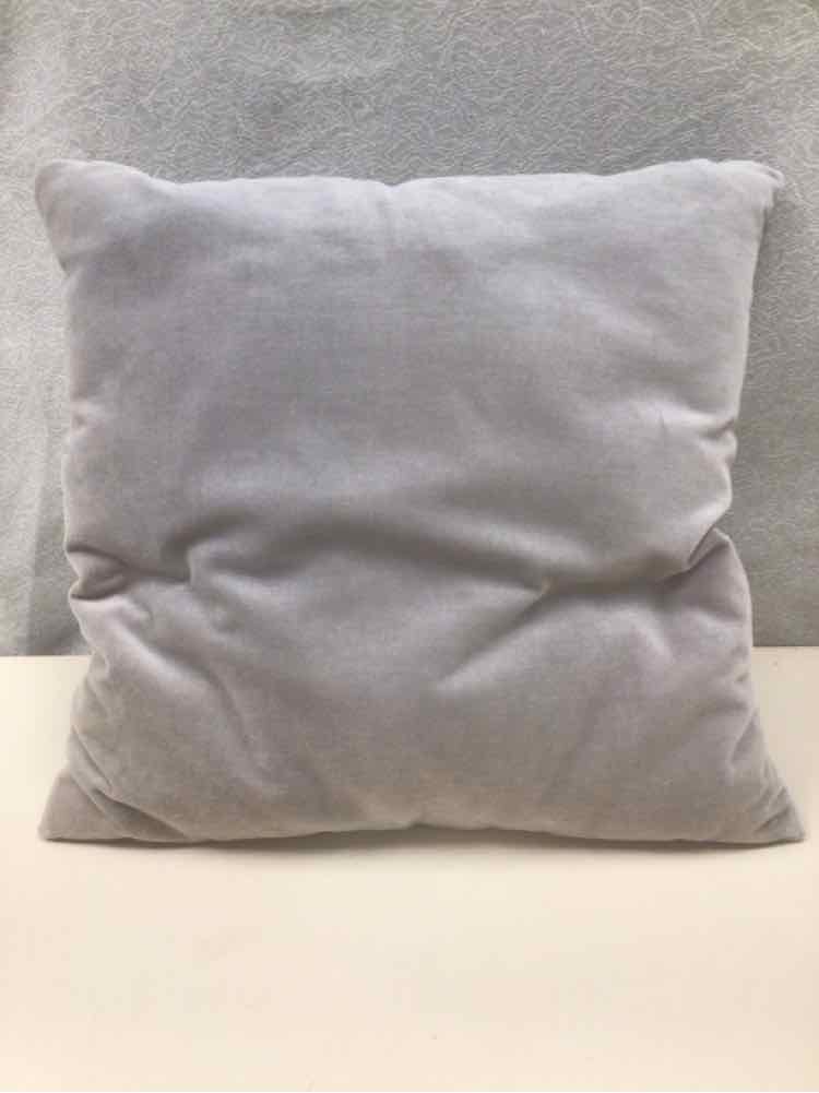GRAY THROW PILLOW