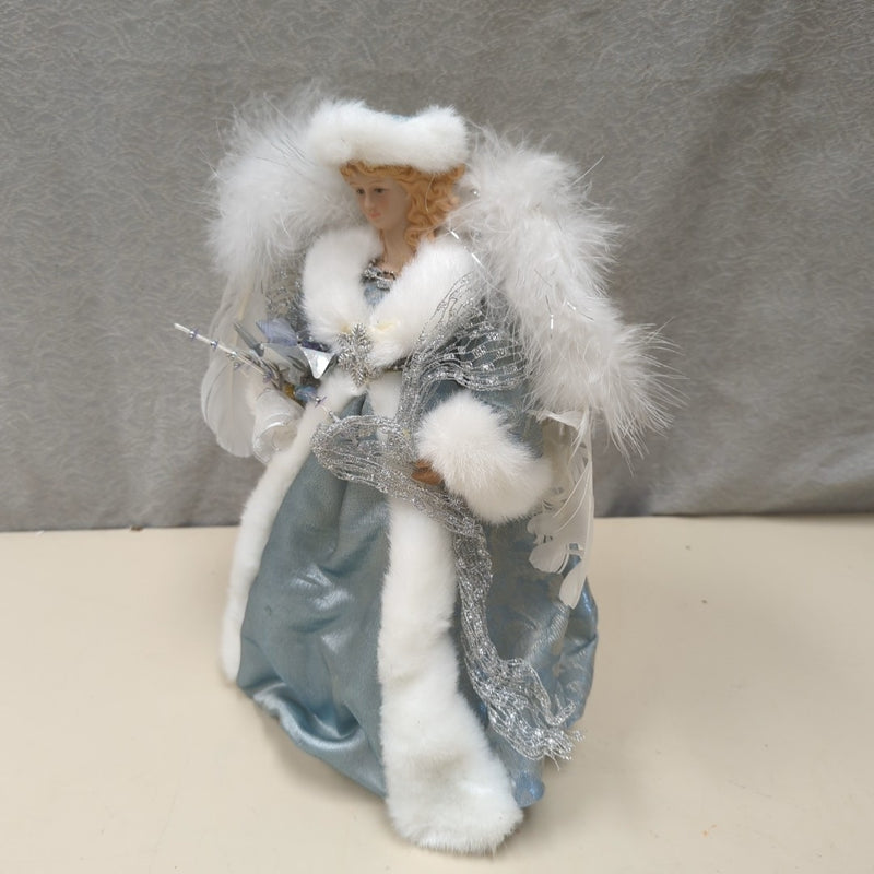 BLUE/WHITE ANGEL TREE TOPPER