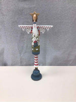 WOODEN ANGEL GOLD STAR