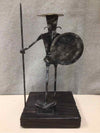 METAL MAN WALKING SCULPTURE