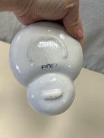 2 PART BLUE/WHITE DISH