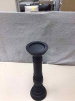 BLACK WOOD CANDLE STAND
