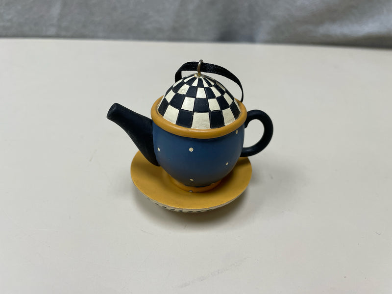 MINI TEAPOT W/PLATE