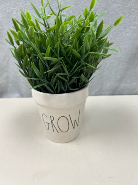 FAUX PLANT IN "GROW" POT