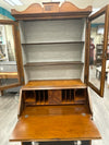 VINTAGE WOOD & GLASS CABINET